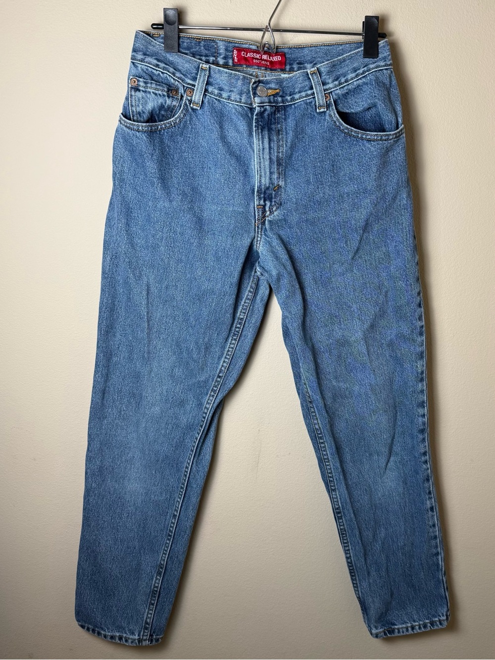 Vintage Y2K Levis 550 Classic Relaxed Mom Jeans Womens 10M 100% Cotton Denim